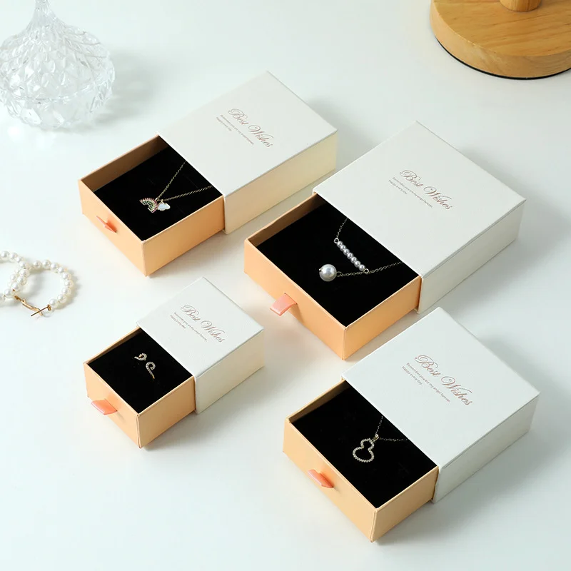 Pink Drawer Gift Box Jewelry Ring by PacksFactory