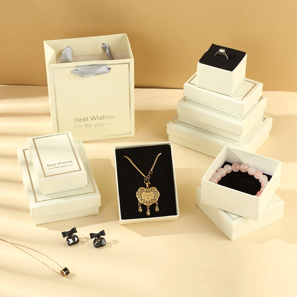 White Handle Packaging Box Gift Box Jewelry by PacksFactory