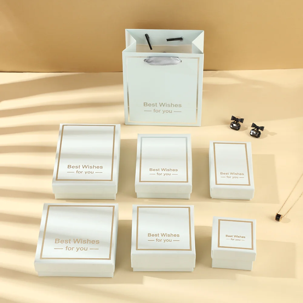 White Handle Packaging Box Gift Box Jewelry by PacksFactory