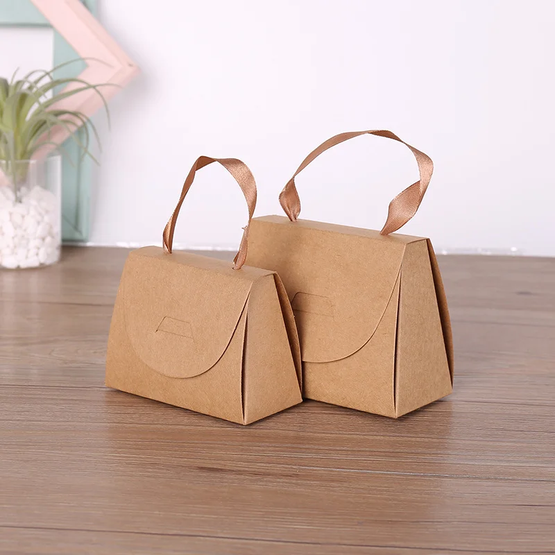 Kraft White Handle Packaging Box by PacksFactory