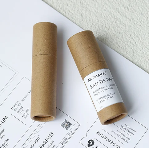 Kraft Paper Tube Packaging Box Cosmetic Essential Oil by PacksFactory