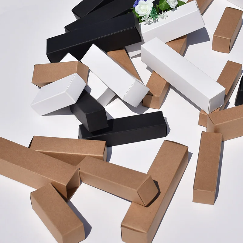 Kraft White Cardboard Packaging Box Cosmetic by PacksFactory