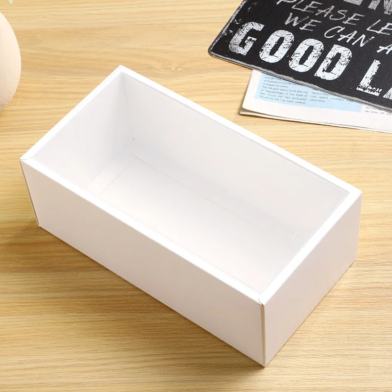 Kraft Lid And Base Clear Window Packaging Box Gift by PacksFactory