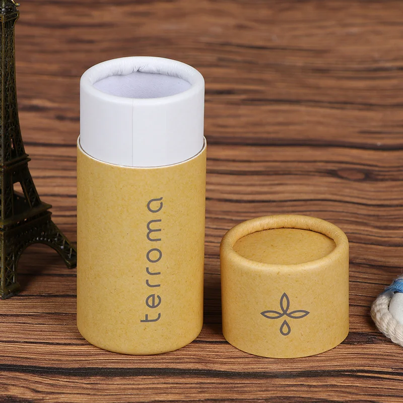 Kraft Paper Tube Canister Packaging Box Waterproof by PacksFactory