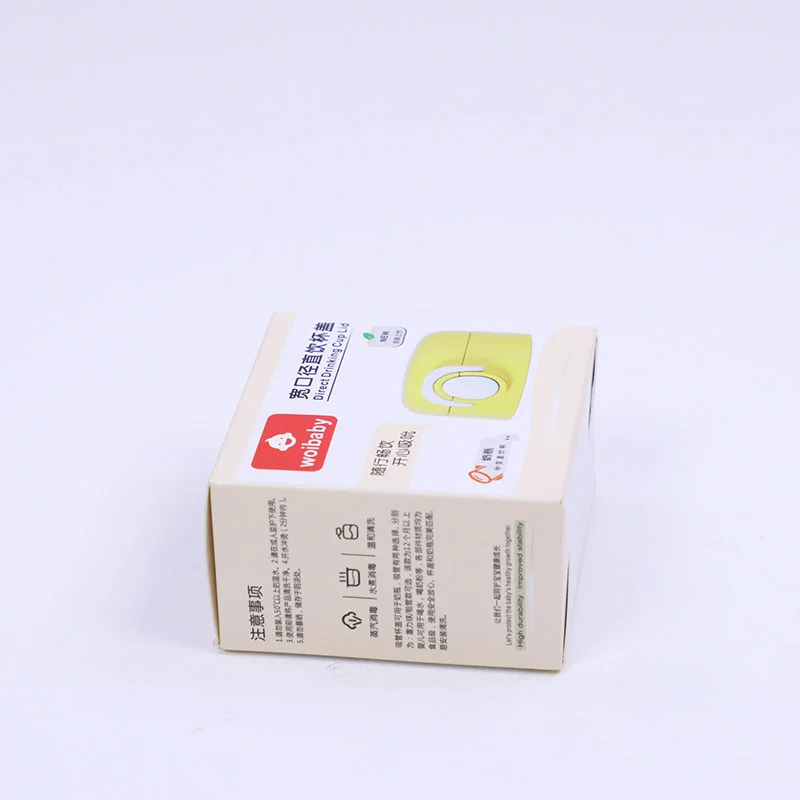 White Cardboard Tuck End Auto Bottom Carton Custom by PacksFactory