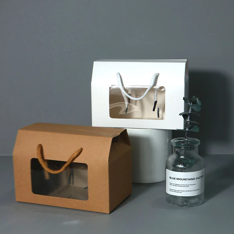 Handle Window Packaging Box Gift by PacksFactory