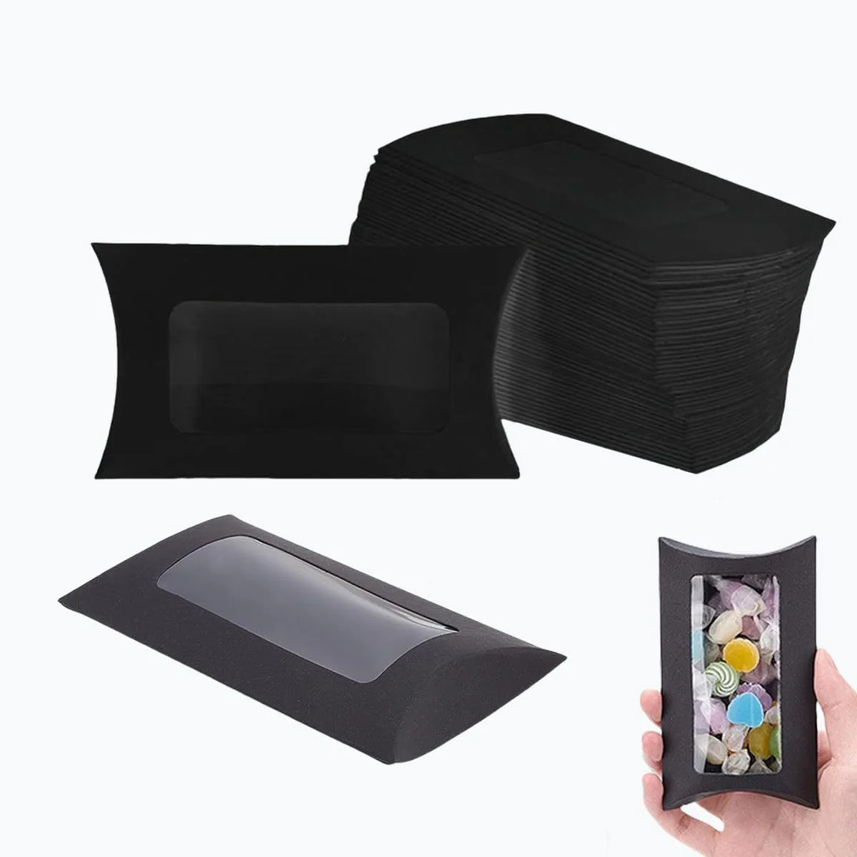 Kraft Window Clear Window Packaging Box by PacksFactory