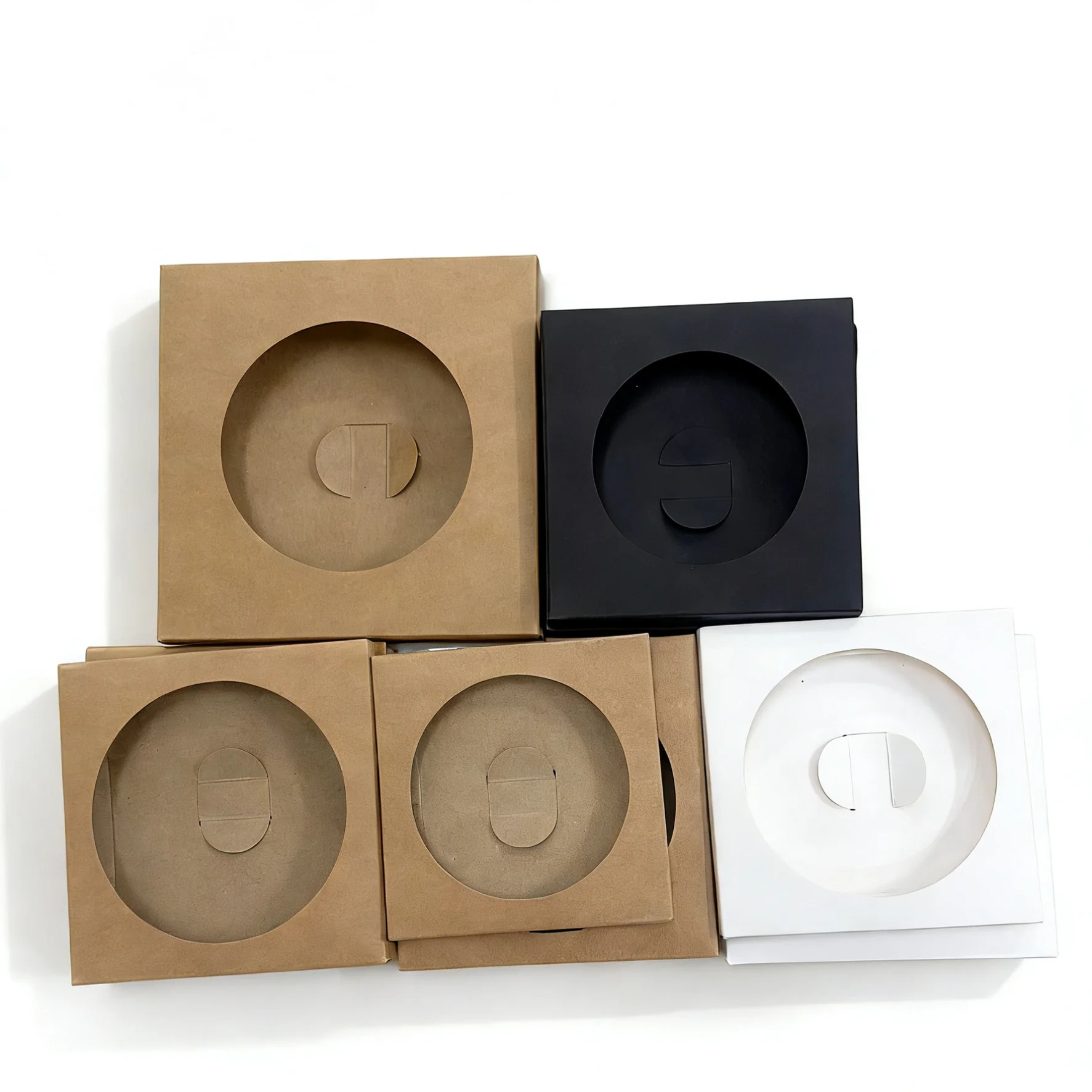 Kraft Window Packaging Box Custom Logo by PacksFactory