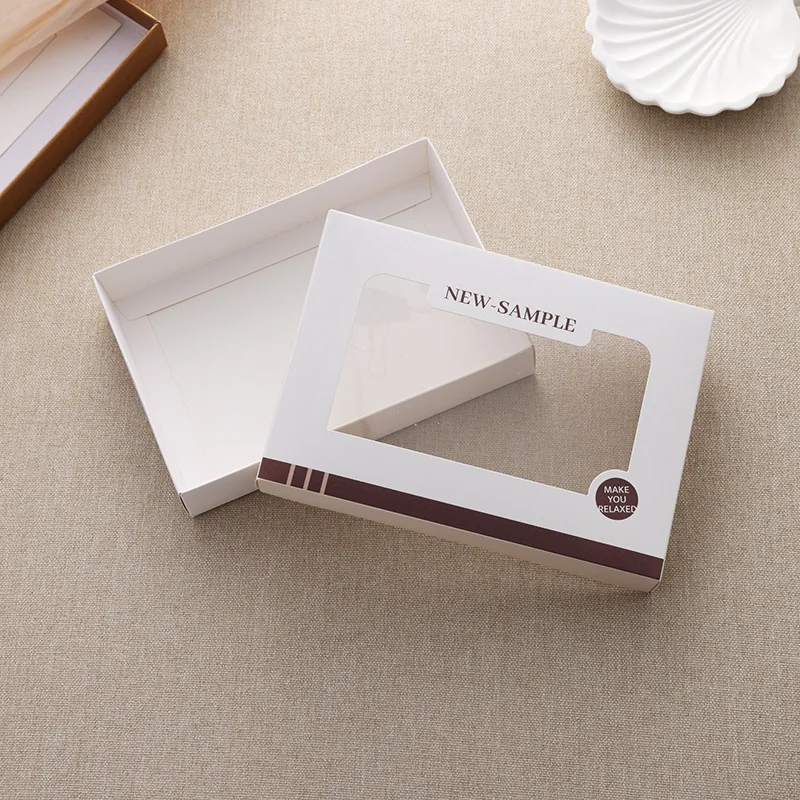 Lid And Base Window Packaging Box Socks by PacksFactory